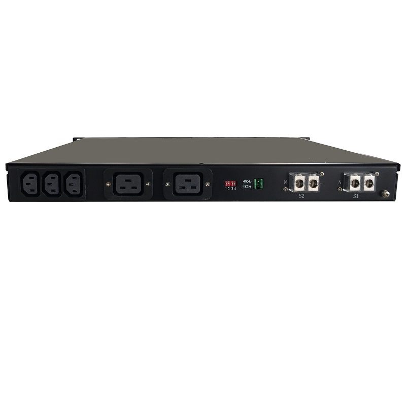 Black small STS static transfer switch 8KVA (32A) rated output power